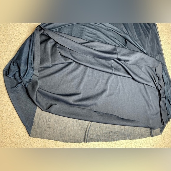 Trixxi Navy Blue Jeweled Evening Dress Size Small - Picture 6 of 10